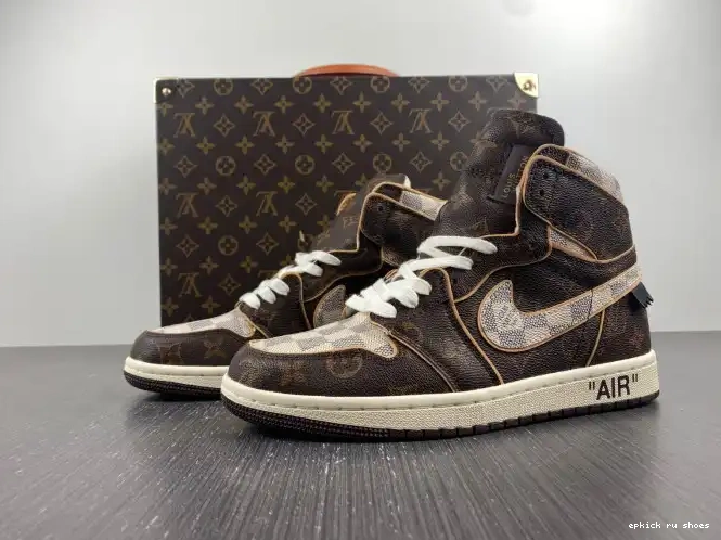 Rep LV Jordan Air OFF-WHITE x 1 0604
